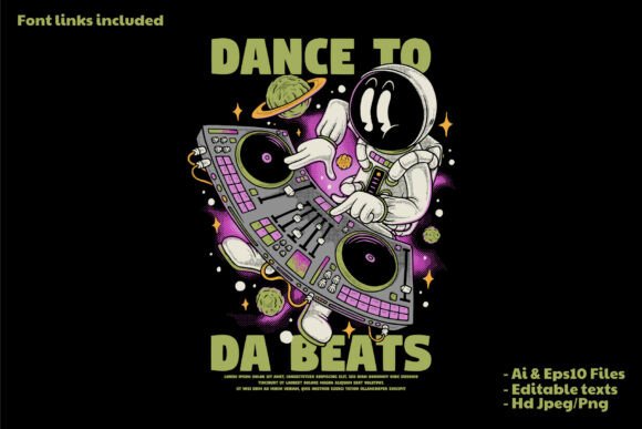 Disc Jockey Astronaut in Space