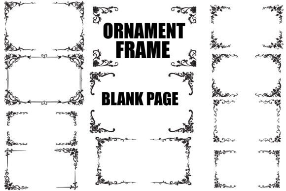 Elevating Design with Ornate Vector Frames Decorative Ornaments