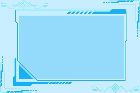 Futuristic HUD Interface Border Frame: Design Boldly for Real-World Impact