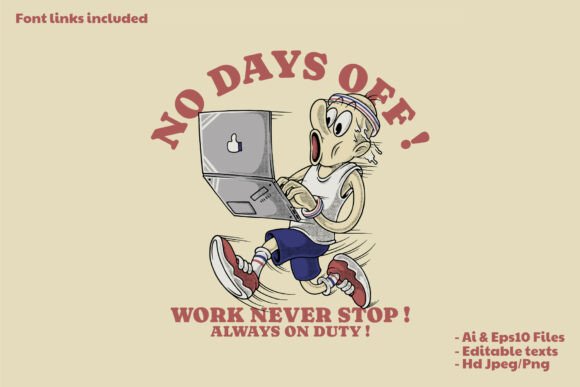 Man Running While Working on Laptop: A Dynamic Brand Identity Solution