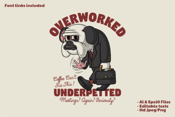 Retro Grumpy Bulldog Mascot for Bold Branding